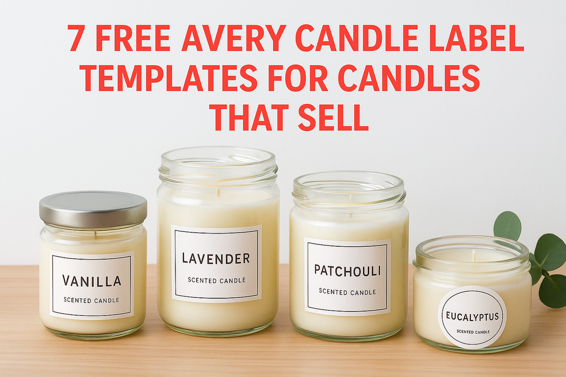 7 Free Avery Candle Label Templates For Candles That Sell
