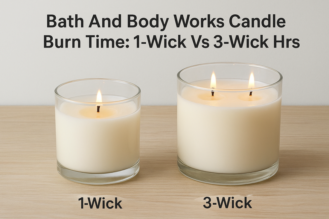Bath And Body Works Candle Burn Time: 1-Wick Vs 3-Wick Hrs
