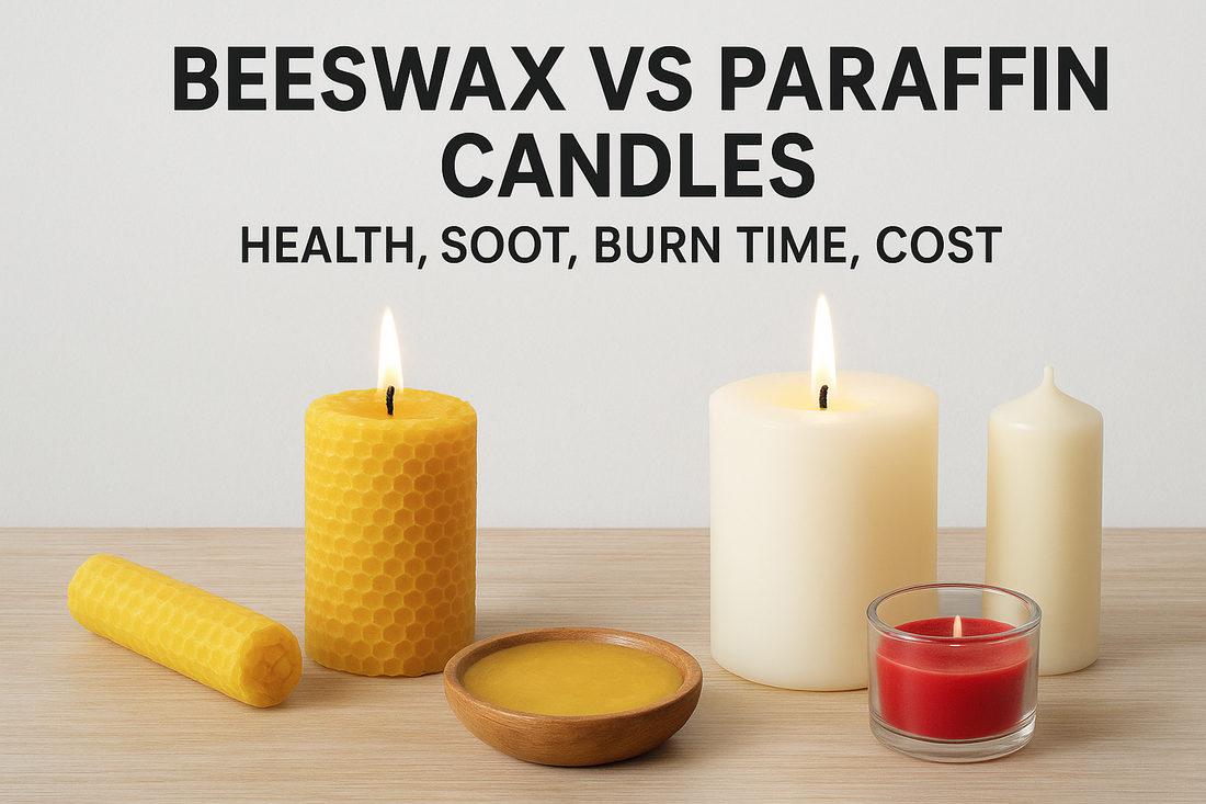 Beeswax Vs Paraffin Candles: Health, Soot, Burn Time, Cost