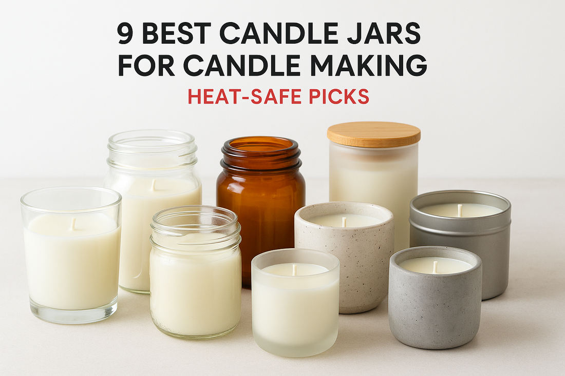 9 Best Candle Jars for Candle Making (Heat-Safe Picks)
