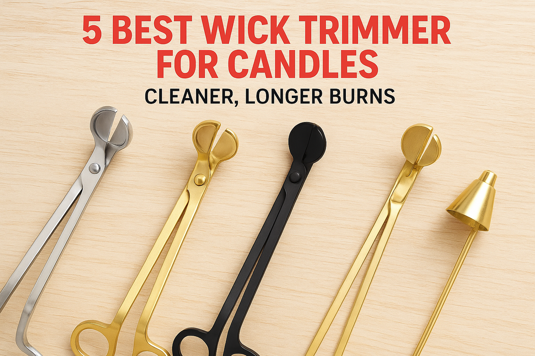 5 Best Wick Trimmer For Candles: Cleaner, Longer Burns