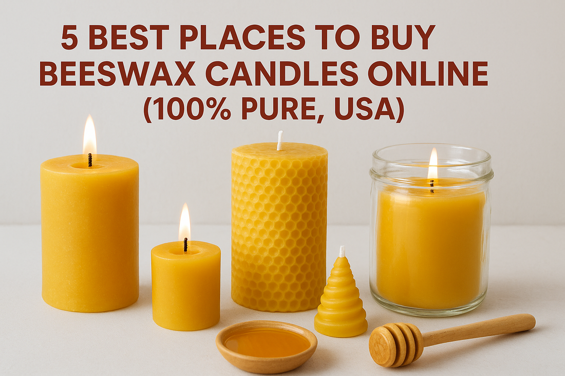 5 Best Places To Buy Beeswax Candles Online (100% Pure, USA)
