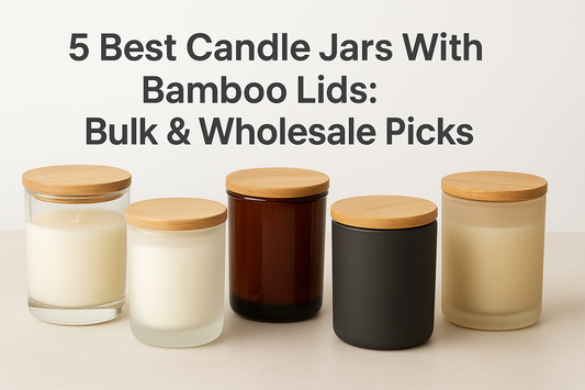 5 Best Candle Jars With Bamboo Lids: Bulk &amp; Wholesale Picks