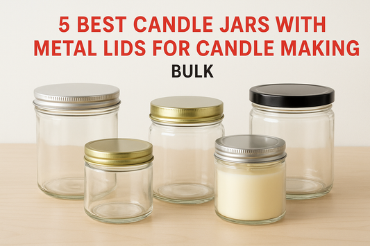5 Best Candle Jars With Metal Lids For Candle Making (Bulk)