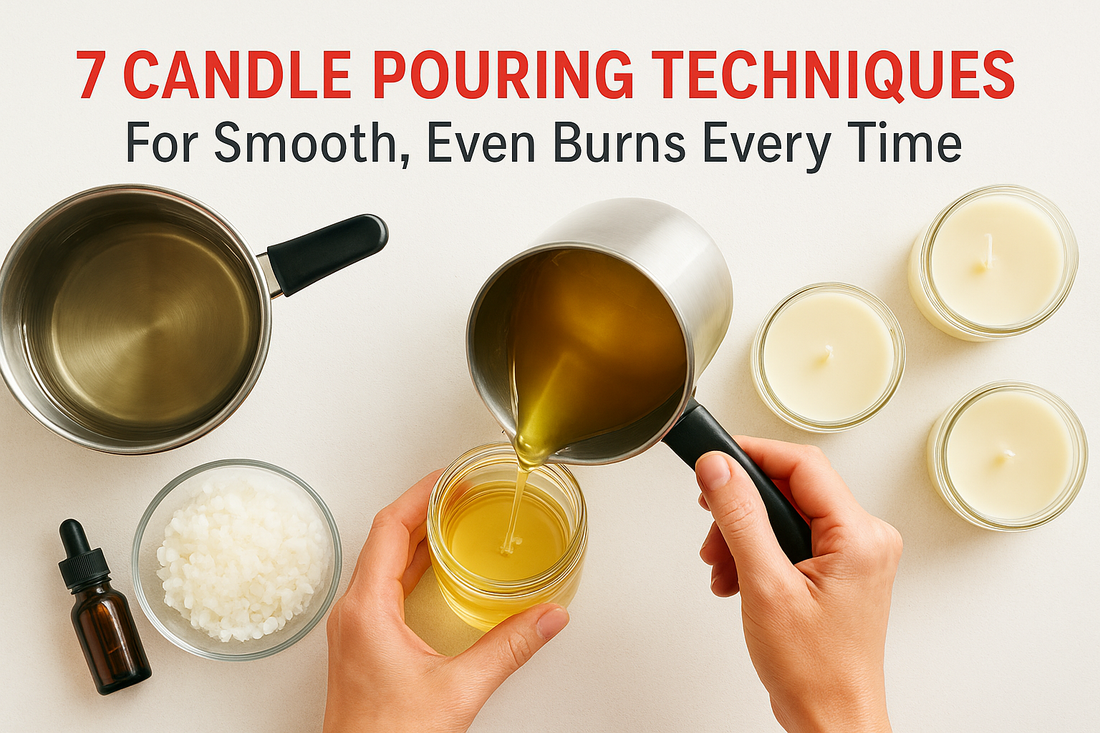 7 Candle Pouring Techniques For Smooth, Even Burns Every Time