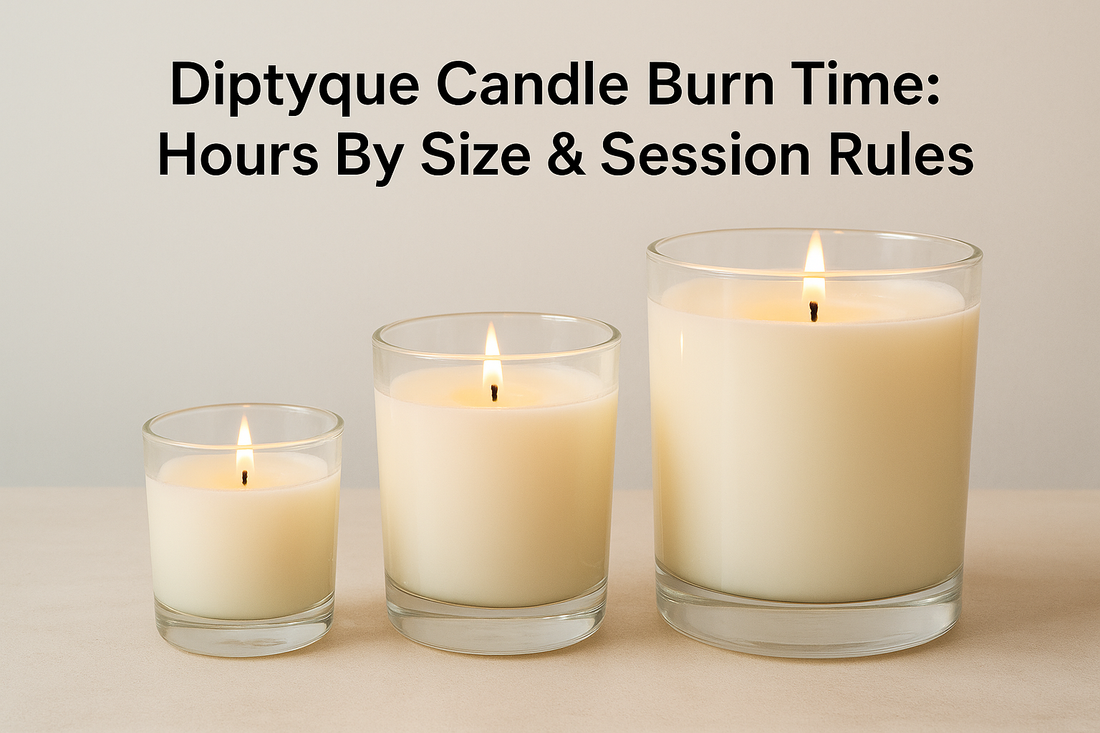 Diptyque Candle Burn Time: Hours By Size & Session Rules