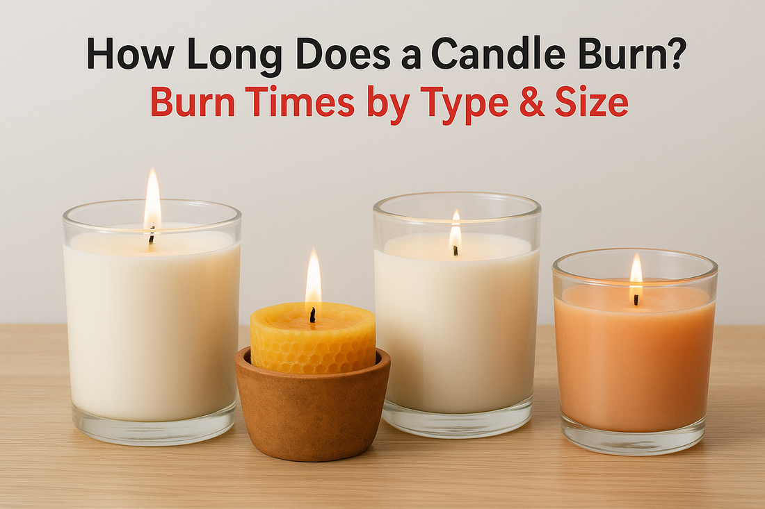 How Long Does a Candle Burn? Burn Times by Type & Size