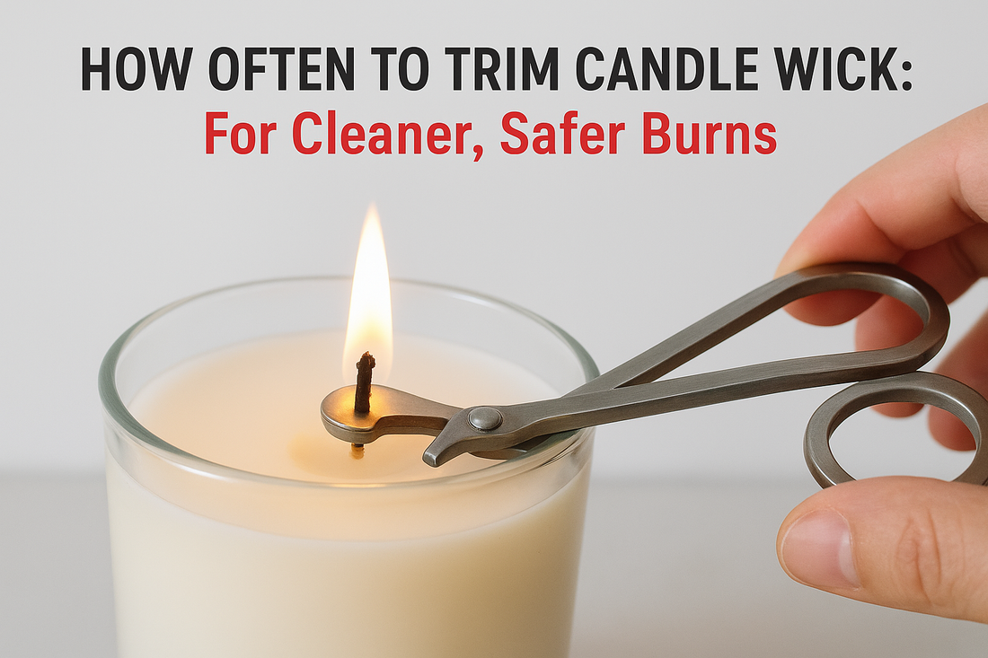 How Often To Trim Candle Wick: For Cleaner, Safer Burns