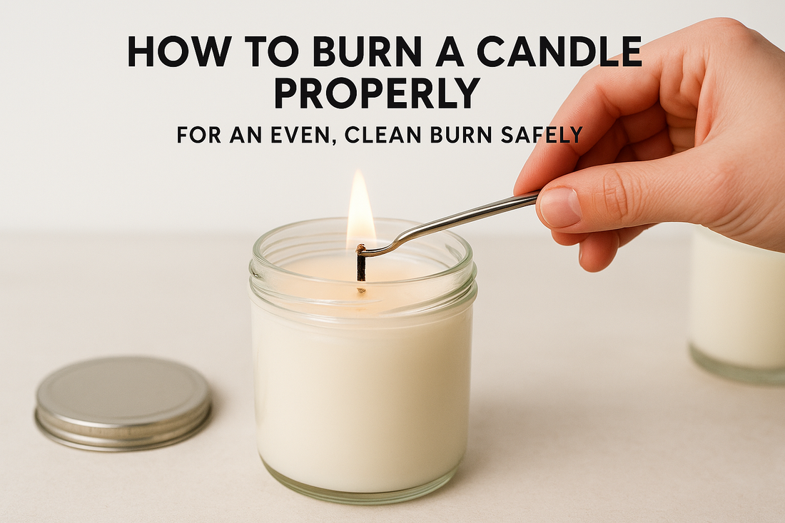 How To Burn A Candle Properly For An Even, Clean Burn Safely