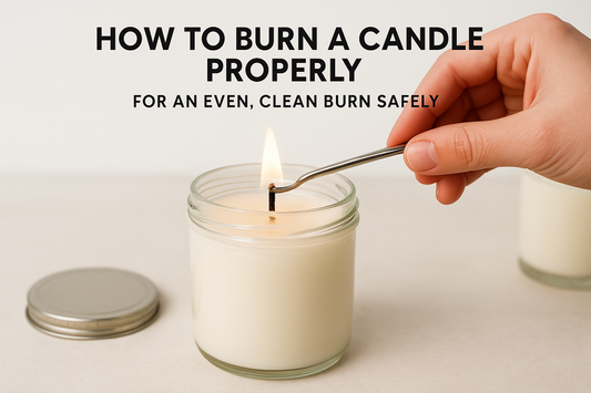 How To Burn A Candle Properly For An Even, Clean Burn Safely