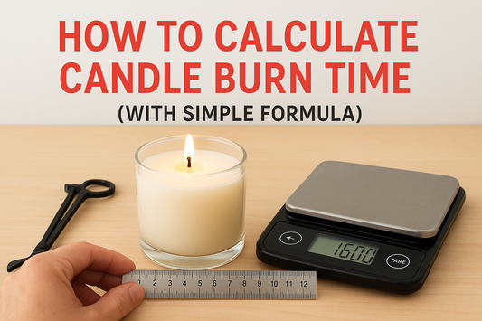 How To Calculate Candle Burn Time (With Simple Formula)