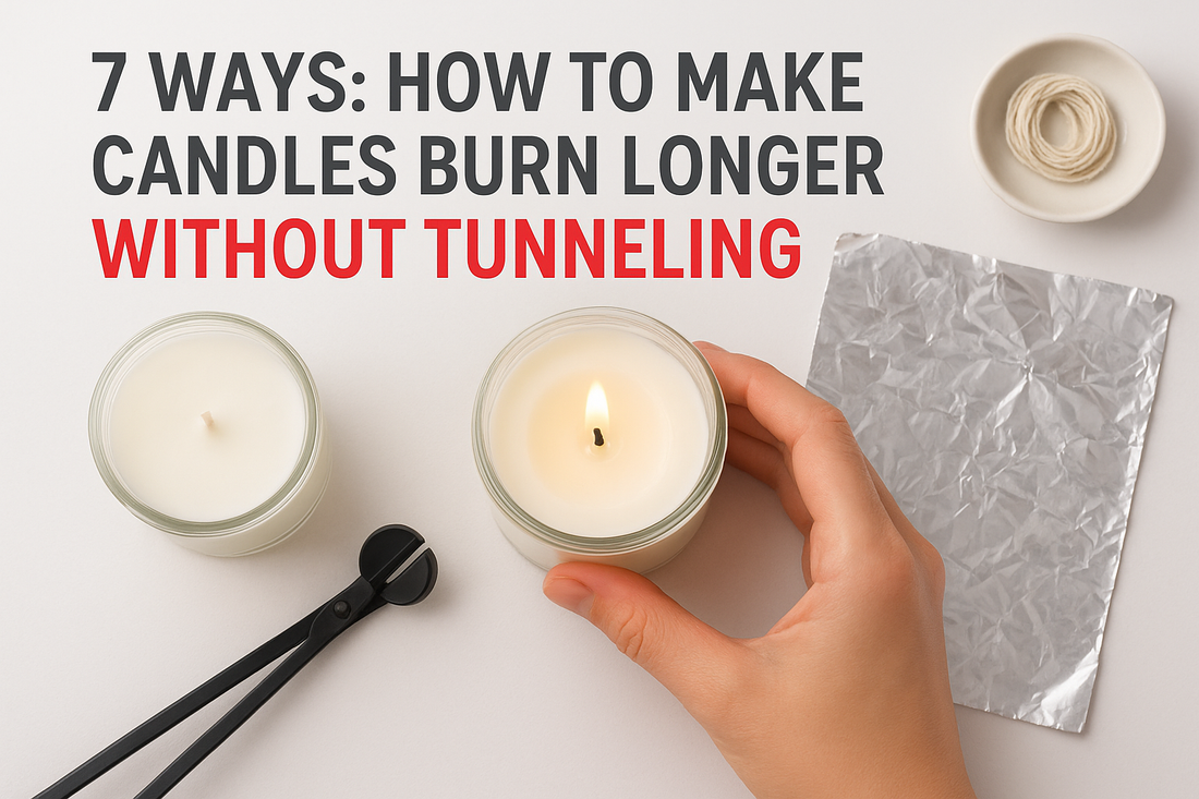 7 Ways: How To Make Candles Burn Longer Without Tunneling