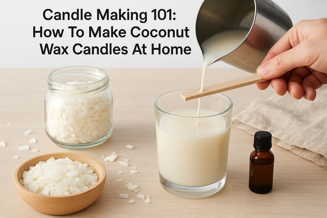 Candle Making 101: How To Make Coconut Wax Candles At Home