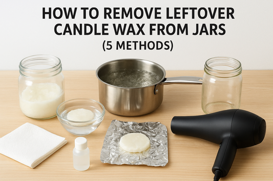 How To Remove Leftover Candle Wax From Jars (5 Methods)