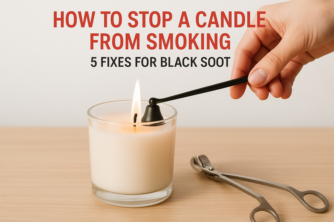 How To Stop a Candle From Smoking: 5 Fixes For Black Soot