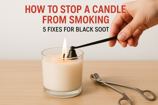 How To Stop a Candle From Smoking: 5 Fixes For Black Soot