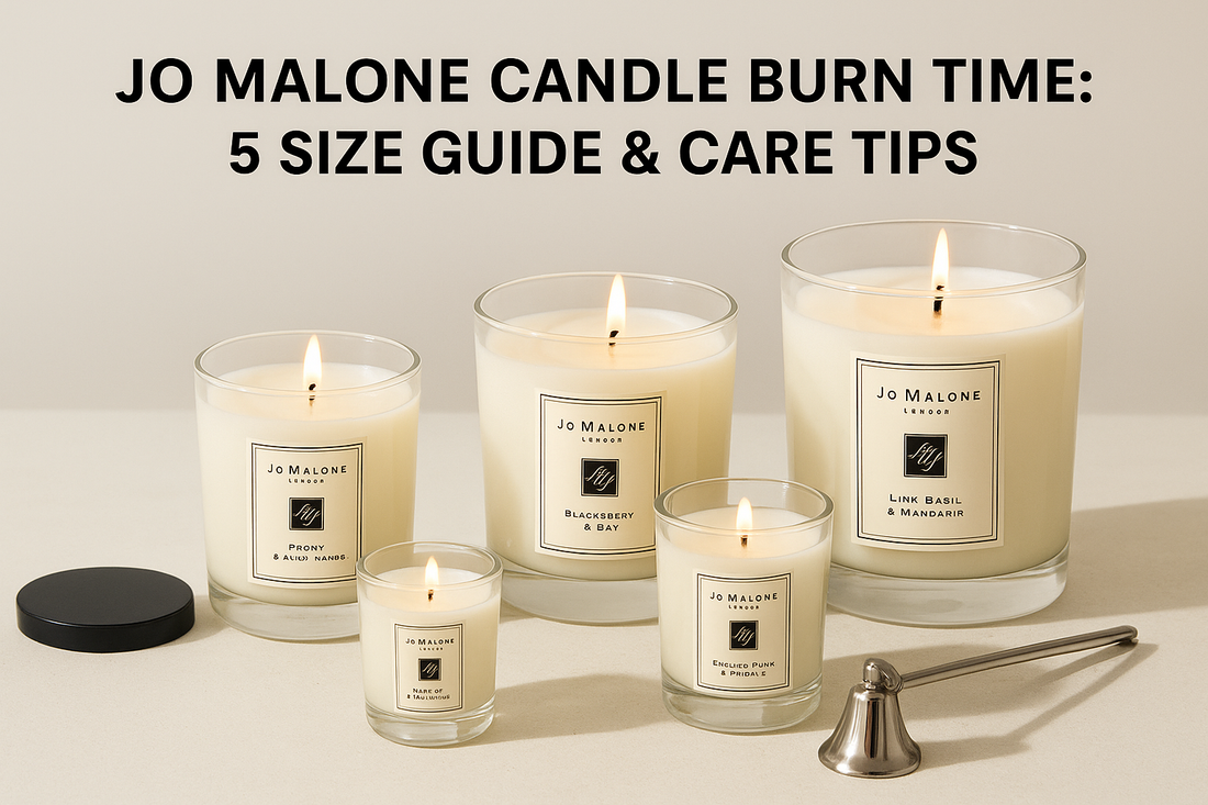 Jo Malone Candle Burn Time: 5 Size Guide & Care Tips