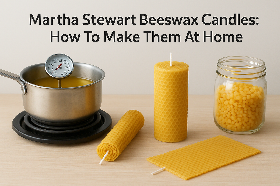 Martha Stewart Beeswax Candles: How To Make Them At Home