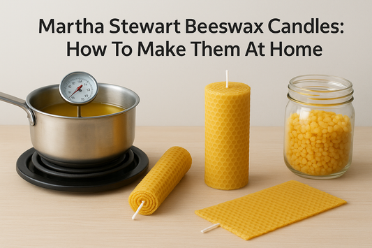 Martha Stewart Beeswax Candles: How To Make Them At Home