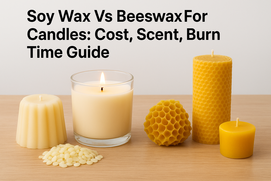 Soy Wax Vs Beeswax For Candles: Cost, Scent, Burn Time Guide