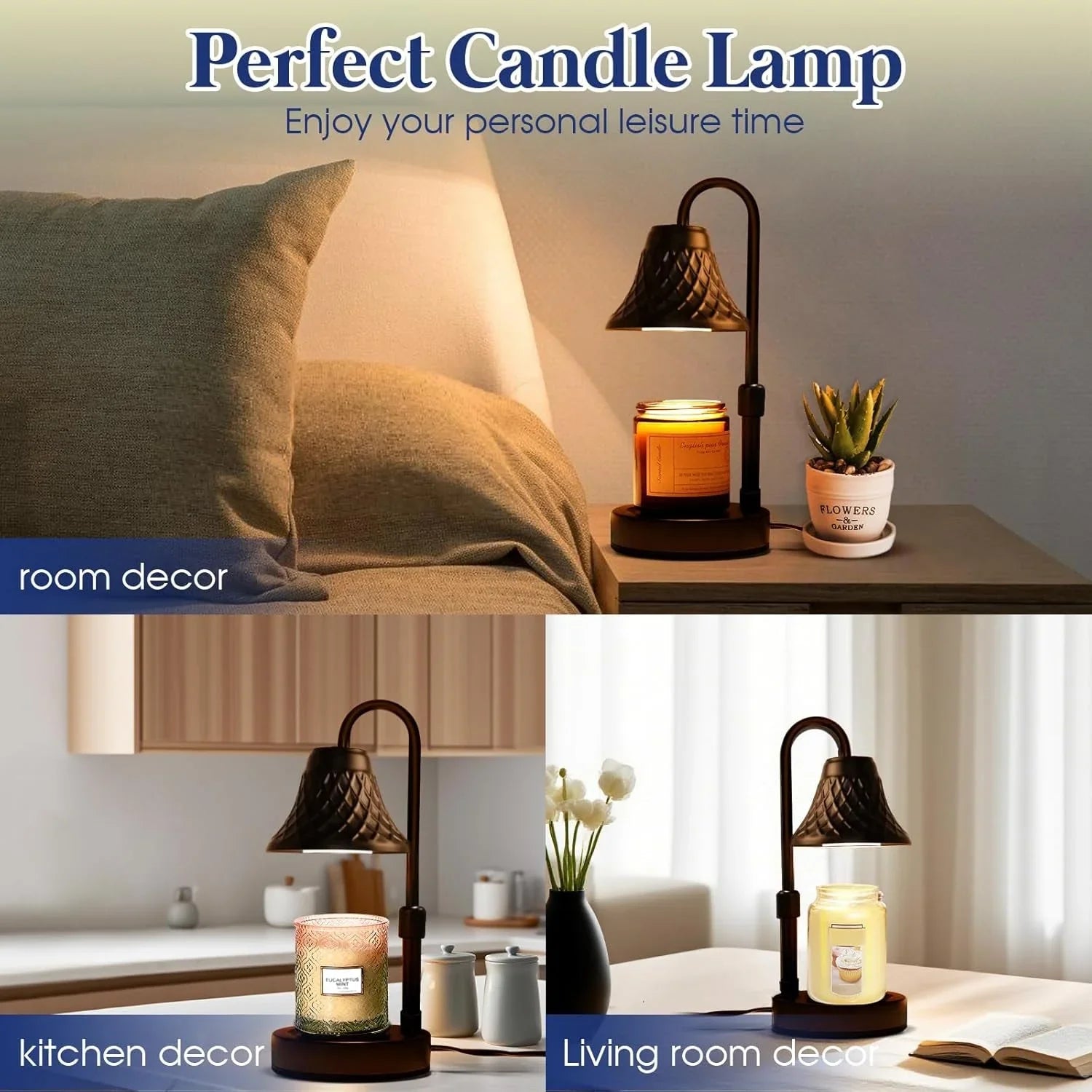 Polished Copper Scented Wax Warmer Programmable Timer-2